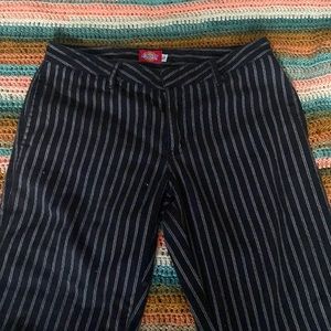Dickie’s straight leg striped pants